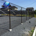 Usina fotovoltaica soldada cerca pvc revestido de cerca de arame de exportação para o Japão galvanizado cerca